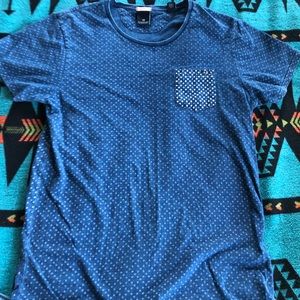 Two Scotch & Soda Mens Medium Indigo Tees